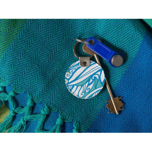 Брелок (Круглый) TRI4 «Волны»