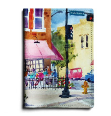 Обложка для автодокументов, AUT1 «Coffee shop»