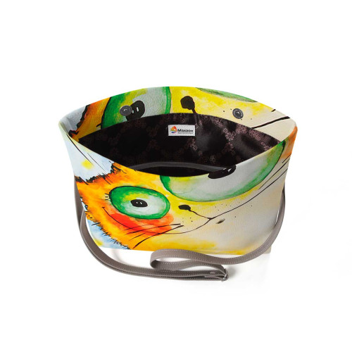 Клатч, кросс-боди KHL4 «Crazy cat»