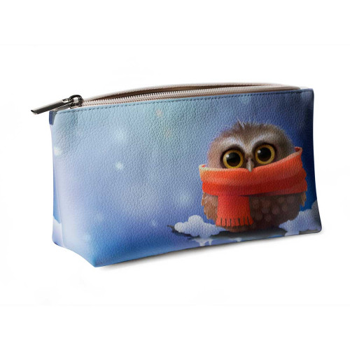 Косметичка big KOS2 «Owl in scarf»