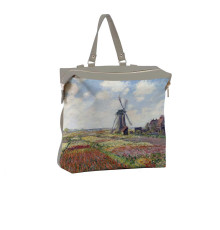 Рюкзак BKP4 «Claude Monet Tulip Field and windmill»