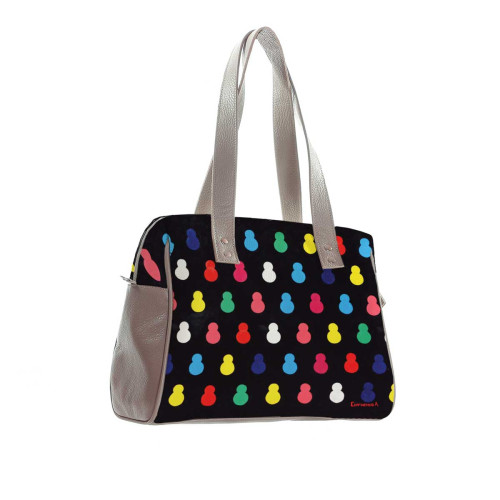 Сумка на плечо BAG5 «Черные матрешки»