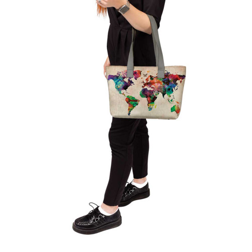 Сумка тоут, BAG2 «World map»