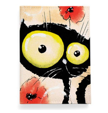 Обложка для паспорта, PAS2 «Flower cat»