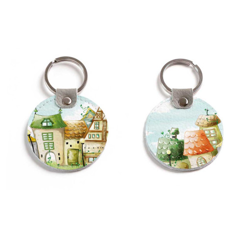 Брелок (Круглый) TRI4 «Игрушечный город»