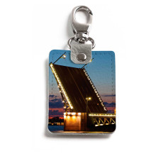 Брелок (Прямоугольный ) TRI1 «Мосты»