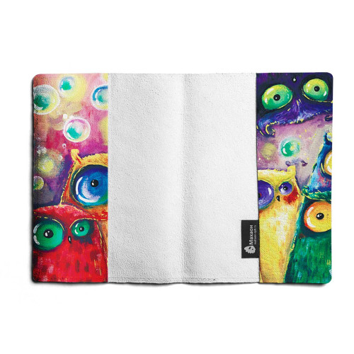 Обложка для паспорта, PAS1 «Many owls»