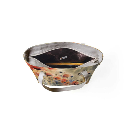 Сумка тоут BAG9 «Flowers poppies»