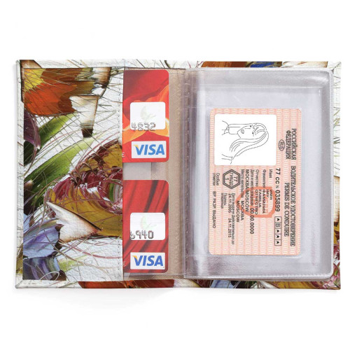 Обложка для автодокументов, AUT2 «Бабочки 7»