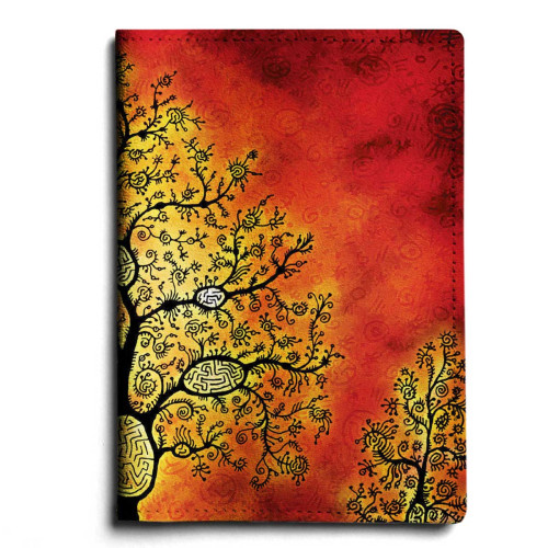 Обложка для автодокументов, AUT1 «Дерево лабиринт»