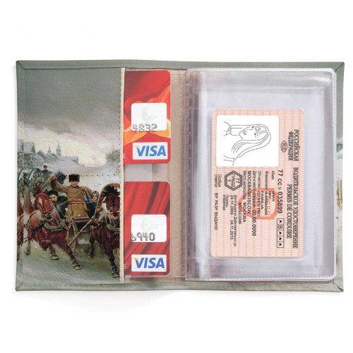 Обложка для автодокументов, AUT2 «Russian Winter»