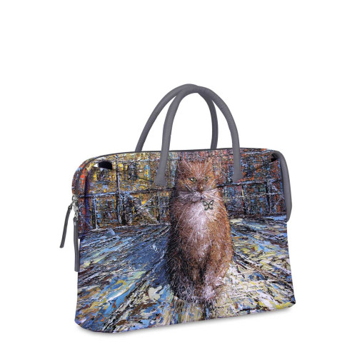 Сумка на руку, BA01 «Рыжий кот»