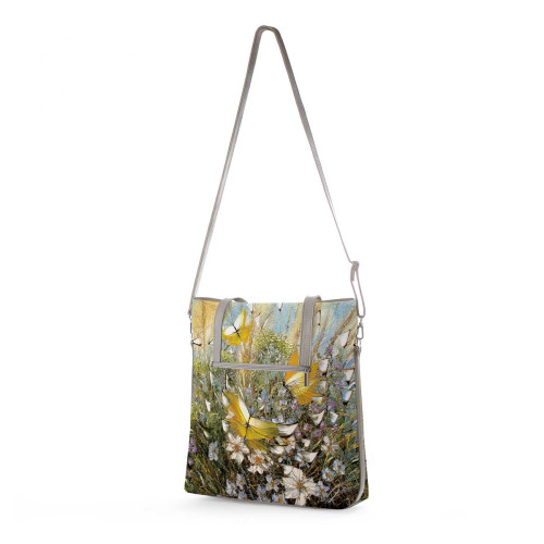 Сумка тоут BAG9 «Полет над цветами и травами»