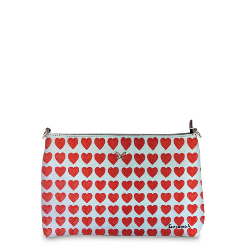 Сумка шолдер, BAG3 «Сердечки»