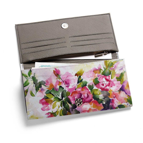 Кошелек, PRS1 «Watercolor flowers in vase»