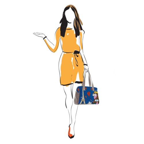 Сумка на плечо BAG5 «El Loco Cocodrilo »