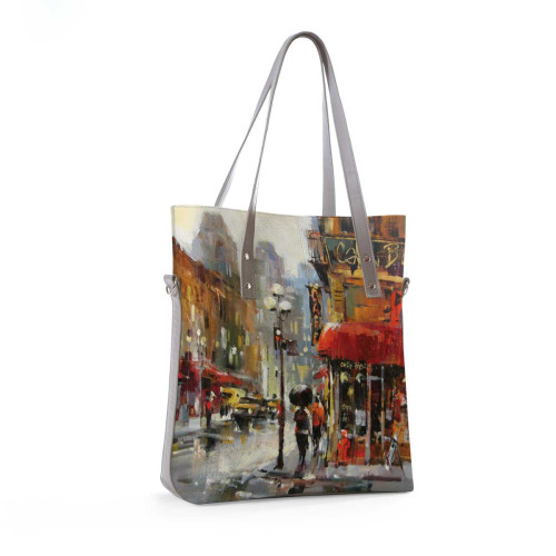 Сумка тоут BAG9 «Street café»