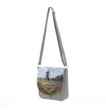Сумка кросс-боди BG10 «Claude Monet Tulip Field and windmill»