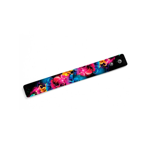 Браслет широкий, BRA2 «Flowers»
