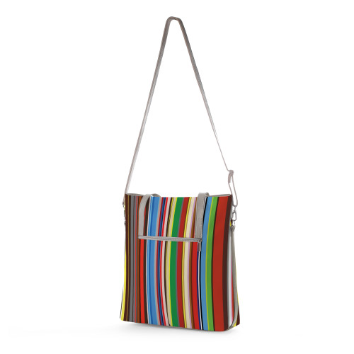 Сумка тоут BAG9 «Полоски»