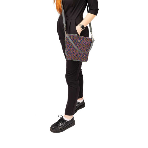 Сумка кросс-боди BAG8 «Ромбы 3»