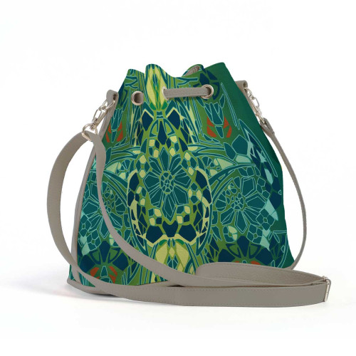 Сумка на плечо BG17 «Мозаичные цветы»