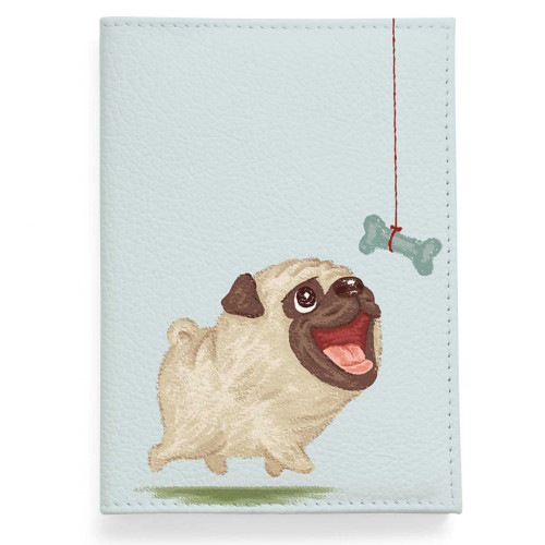 Обложка для паспорта, PAS2 «Dog with bone»