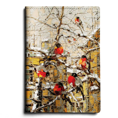 Обложка для паспорта, PAS1 «Снегири»