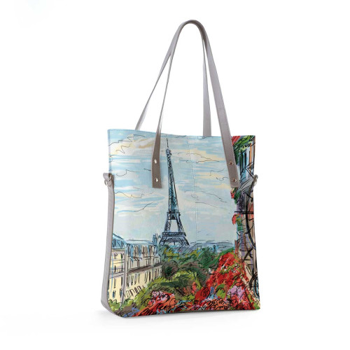 Сумка тоут BAG9 «Eiffel tower»