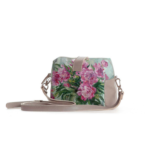 Сумка кросс-боди BAG6 «Пионы 2»