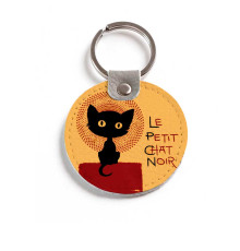 Брелок (Круглый) TRI4 «Small black cat»