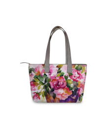 Сумка тоут, BAG2 «Watercolor flowers in vase»