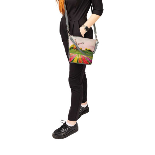 Сумка кросс-боди BAG8 «Поля тюльпанов Голландия»