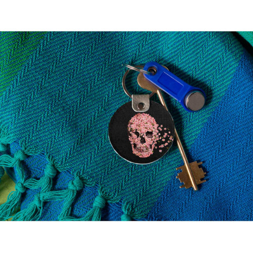 Брелок (Круглый) TRI4 «Skull wind»