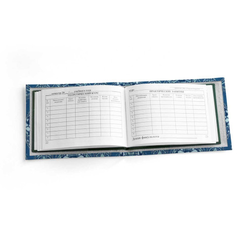 Обложка для зачетной книжки ZTK1 «Мозаика голубая»