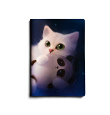 Обложка для паспорта, PAS1 «Cat & Panda»