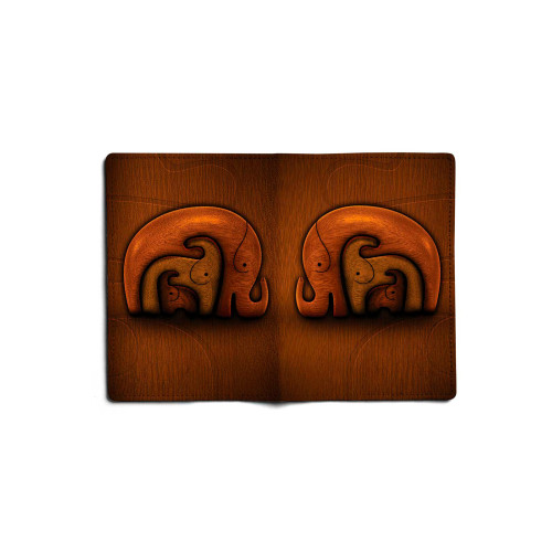 Обложка для паспорта, PAS1 «Деревянные слоны»