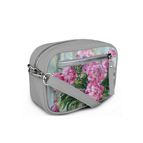 Сумка кросс-боди BG58 «Пионы 2»