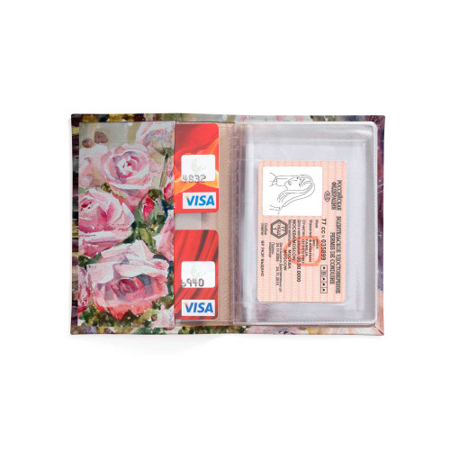 Обложка для автодокументов, AUT2 «Благоуханье нежных роз»