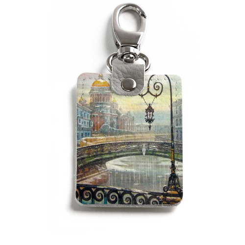 Брелок (Прямоугольный ) TRI1 «Питер фонарь»