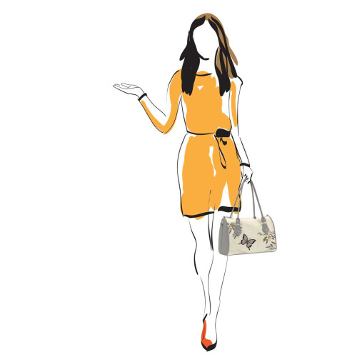 Сумка на руку BG13 «Бабочка 5»