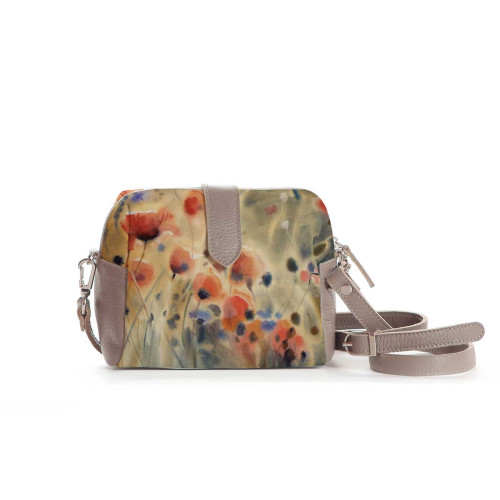 Сумка кросс-боди BAG6 «Flowers poppies»