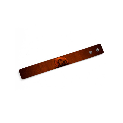 Браслет широкий, BRA2 «Деревянные слоны»