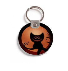 Брелок (Круглый) TRI4 «Кот на ветке»