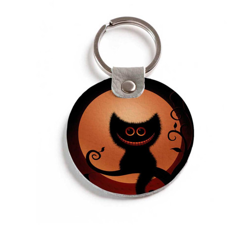 Брелок (Круглый) TRI4 «Кот на ветке»