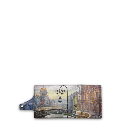 Кошелек мини, кардхолдер, PR24 «Питер фонарь»