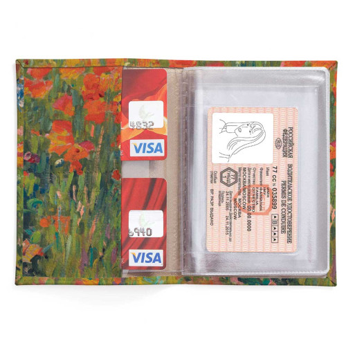 Обложка для автодокументов, AUT2 «Poppies»