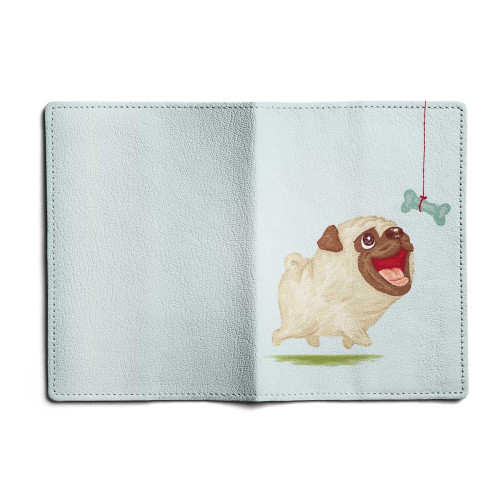 Обложка для паспорта, PAS1 «Dog with bone»