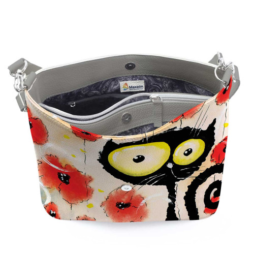 Сумка на плечо BG12 «Flower cat»