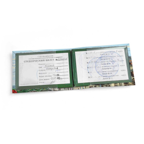 Обложка для студенческого билет STD1 «Eiffel tower»